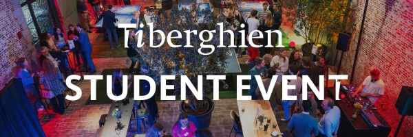 Tiberghien Student Event 2026: Schrijf je in vanaf nu en win je eigen afstudeerfeest!